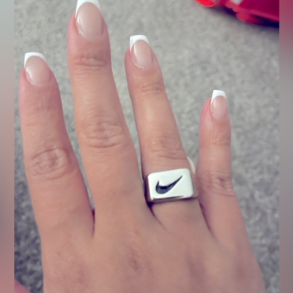 Nike Silver Sporty Ring